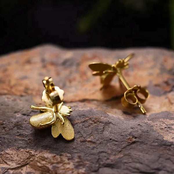 Bee earrings Natures jewels LOKDALE WATCHES 