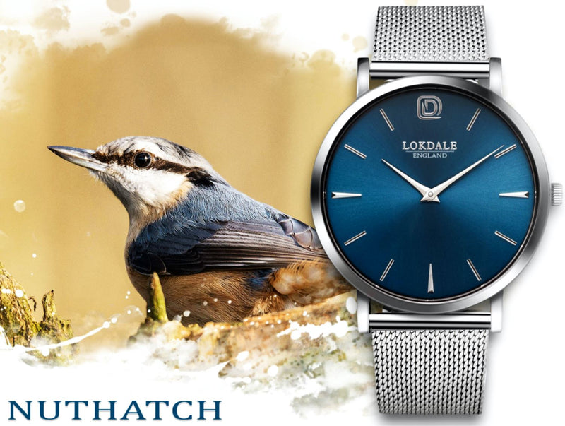 Nuthatch - Silver Bleu Watches LOKDALE LTD 