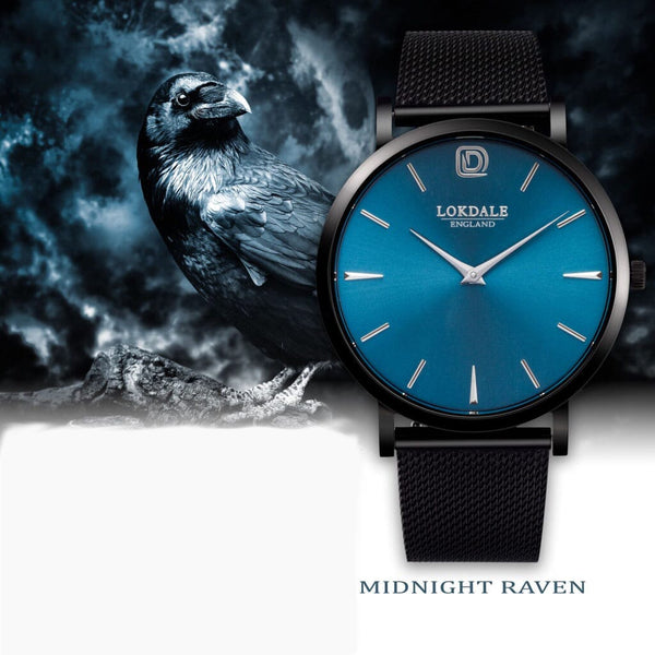 Midnight Raven - Bleu Watches LOKDALE LTD 